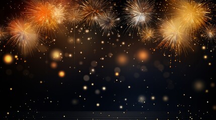 Fototapeta na wymiar happy new year background with sparkles