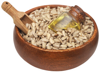 Sunflower seed with oil