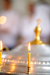 Interior during Baptism in the Intercession Church of the Holy Intercession Convent for Women