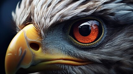 Majestic Eagle's Intense Gaze