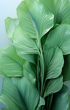 close up of green leaves background