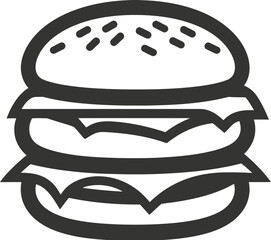 Triple Cheeseburger Icon