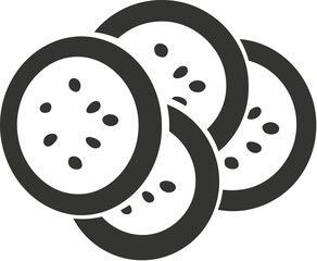 Cucumber Slices Icon