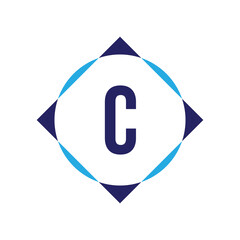 Initial Letter C Logo Template Vector Design