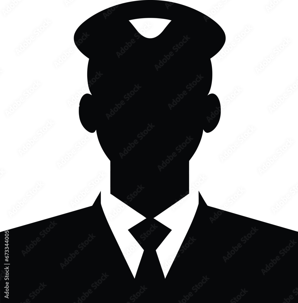 Poster Airline Pilot Icon