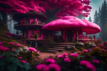 chinese temple at night