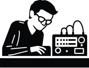 Electronic Engineer Icon