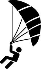 Fototapeta na wymiar Kite Surfing Icon