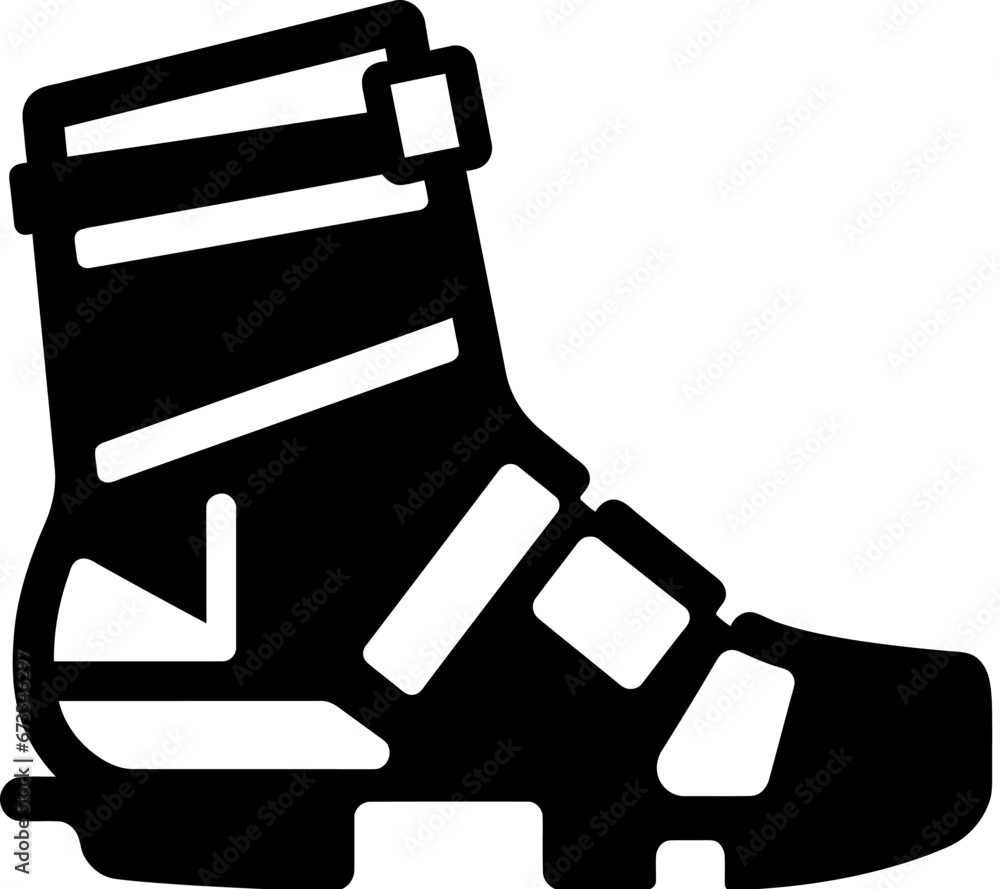 Wall mural Ankle Brace Icon