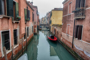 Fototapeta na wymiar Amazing view on the beautiful Venice, Italy.