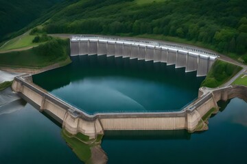 Itaipu dam on river Parana