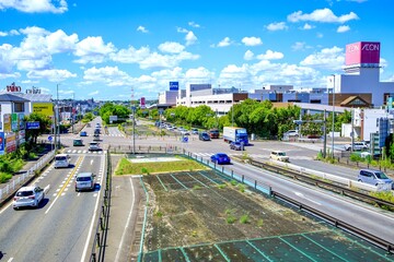 みよし市、アイモールみよし付近の風景