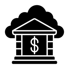 Cloud Banking Icon