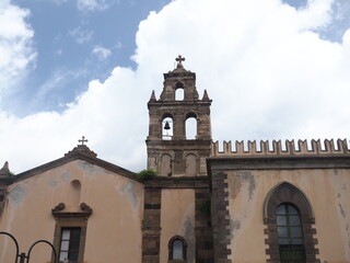 A church on Lipari Island Sicily, Italy