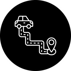 Driving Route Icon