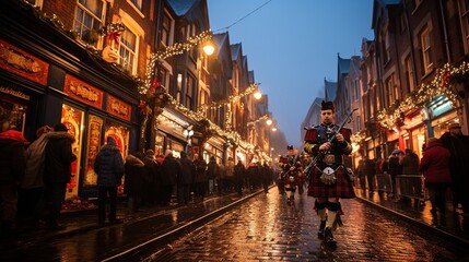 A Beautiful Illustration of Burns Night Celebration