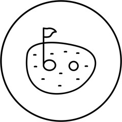 Golf Ground Icon