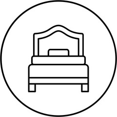 Single Bed Icon