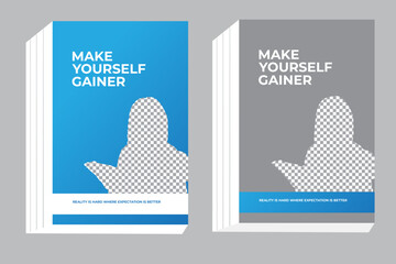 Vector cover design or flyer, brochure, banner, business, creative design