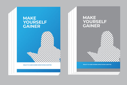 Vector cover design or flyer, brochure, banner, business, creative design