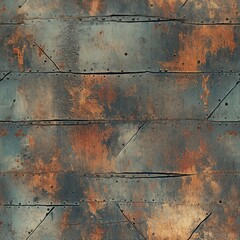 Vintage Rusty Metal Grunge Pattern