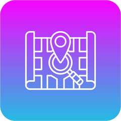 Map Search Icon