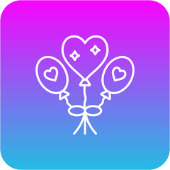 Balloons Icon