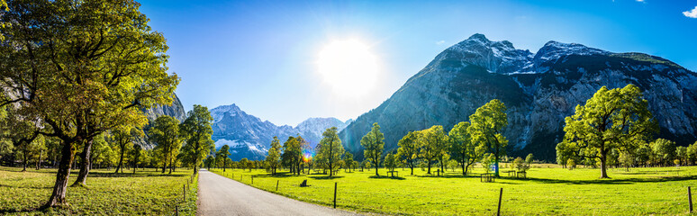 famous hinterriss valley in austria