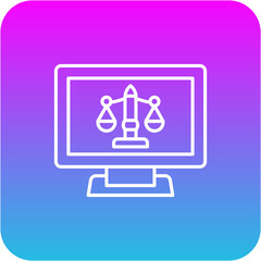 Online Court Icon