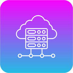 Cloud Server Icon