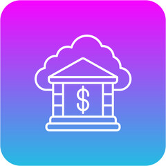 Cloud Banking Icon