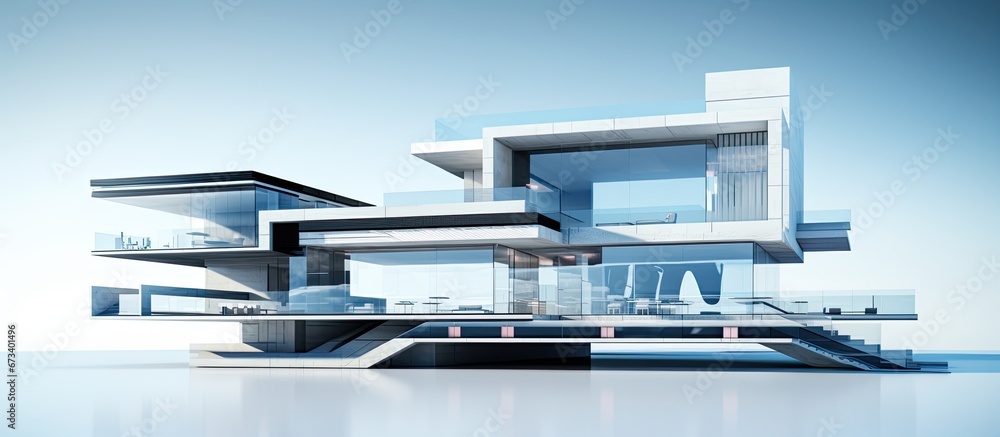 Poster project related to the design and construction of buildings and structures