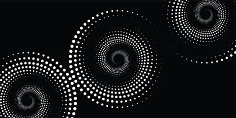 Fotobehang Spiral sound wave rhythm line dynamic abstract vector background. vector illustration © ADAM HAIDAR MUHAMMAD