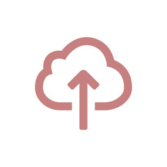 upload icon design vector template