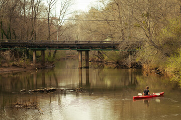 canoe on lake