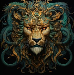 lion statue