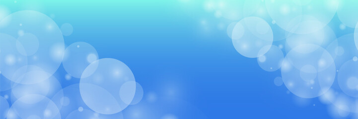 Abstract bokeh background blue sky illustration. Vector 10 EPS.