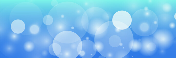 Abstract bokeh background blue sky illustration. Vector 10 EPS.
