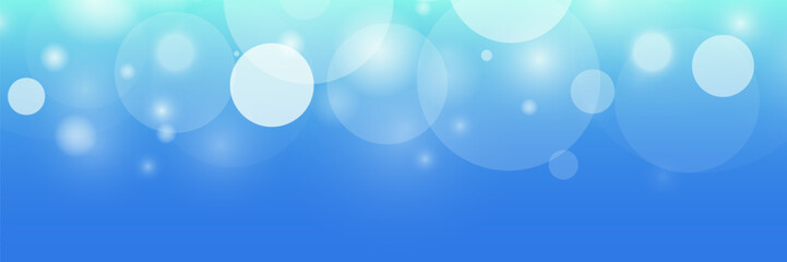 Abstract bokeh background blue sky illustration. Vector 10 EPS.