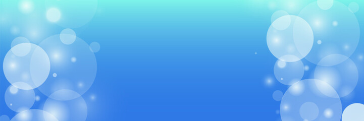 Abstract bokeh background blue sky illustration. Vector 10 EPS.