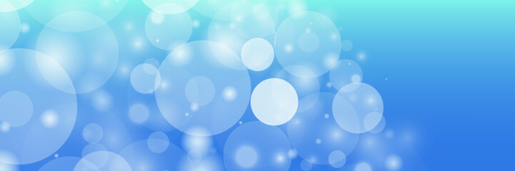 Abstract bokeh background blue sky illustration. Vector 10 EPS.