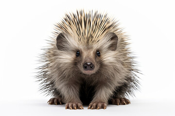 Obraz premium Porcupine, Porcupine In White Background