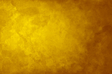 Gold background texture with spotlight and brown border, fancy yellow gold backgrounds with marbled stone textured design, light shining on corner