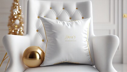 white pillow Generated in Ai