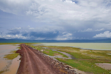 Fototapeta na wymiar Landscapes of Ngorongoro crater, Ngorongoro national park