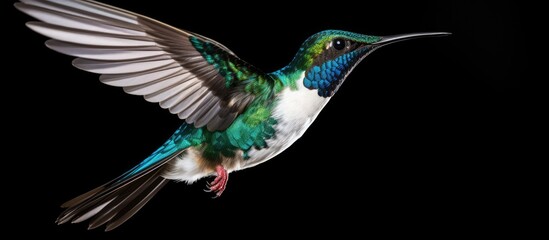 Mindo Ecuador is home to the mesmerizing hummingbird known as the Florisuga mellivora characterized by its white neck