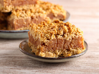 Date and oat bar squares