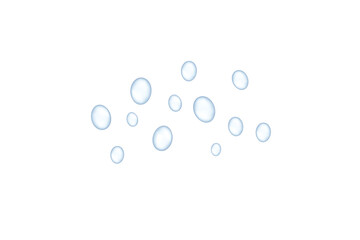 water bubbles on png background