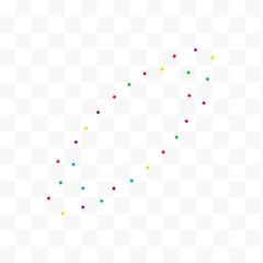 Rainbow Rain Fun Vector Transparent Background.