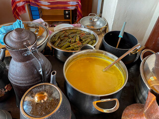 Cooking in the highlands of Rize province in Turkey. Black Sea dish